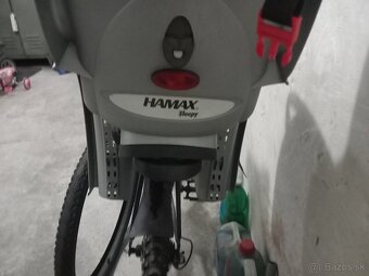 Horský bicykel z detskou sedačkou. - 5
