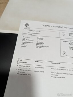 Predám Tablet od Samsungu Tab S9 Ultra Wifi 5G - 5