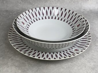 Porcelánový obedový a čajový servis - 5