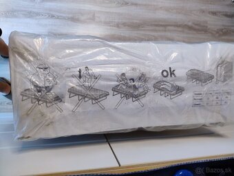 Rozkladacia posteľ. 190 × 80 cm. - 5