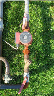 Plynový liatinový kotol, čerpadlo, expanzná tlaková nádoba - 5