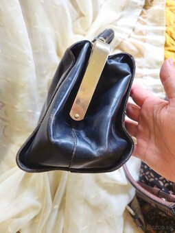 Vintage kožená kabelka - 5