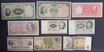 Bankovky z obehu svet 1 - 5