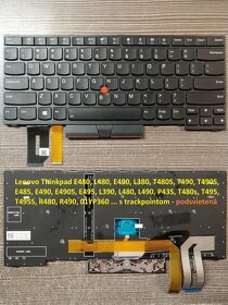 Klavesnice Lenovo X240/E480 L480/L530 T430 T530/ E450/E470 - 5