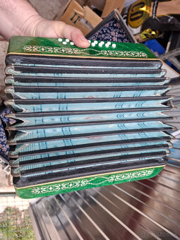 Predám starú detskú harmoniku Mališ USSR - 5