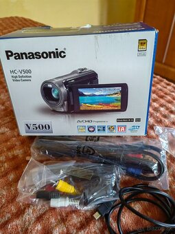 Panasonic Full hd V-500 digitálnu kameru - 5