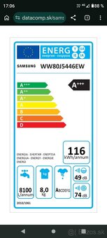 Predám práčku Samsung - 5
