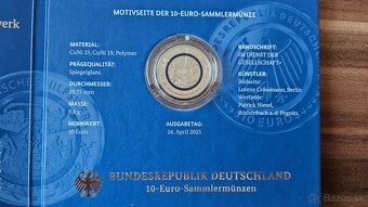 10 Euro Nemecko 2025 "A" - Technická pomoc (PROOF) - 5