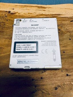 MiniDisc prehrávač/rekordér SHARP MD-MT877H(S) - 5