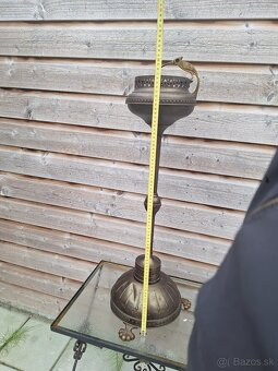 Starozitni seceni popolník na stojane. - 5