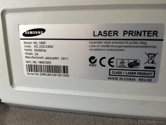 Samsung ML 1865 laserová kompaktná tlačiareň - 5