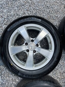 5x112 R16 s letnými pneu dezén 6-7mm - 5