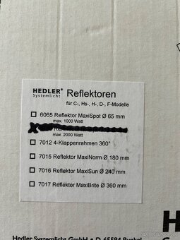 Svetlá Hedler DX 15 + softboxy + reflektory - 5