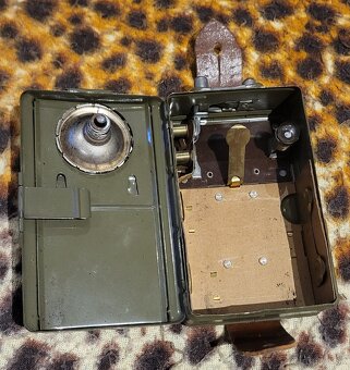 Baterka  armádna ČSĽA, trojfarebné – olivové - 5