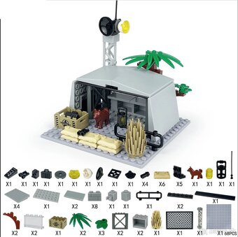 Rôzne sety vojakov 3 + doplnky - typ lego - nové - 5