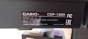 Piano Casio CDP 130BK - 5