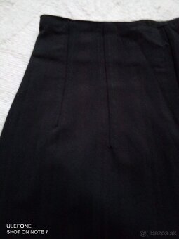 Čierne strecove úzke nohavice S - 5