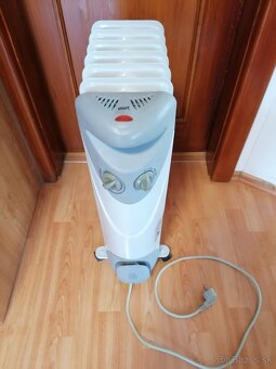 Prenosný elektrický ohrievač, 2 elektrické olejové radiátory - 5