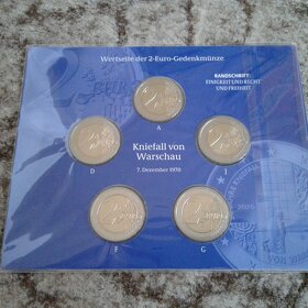 Euromince - Nemecko 2020 proof, BU - 5