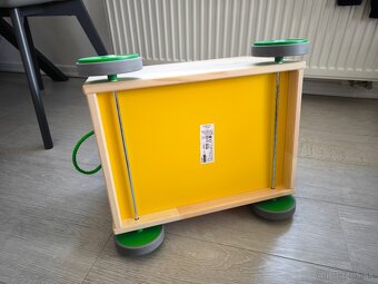 IKEA FLISAT drevený vozík na kolieskach - 5