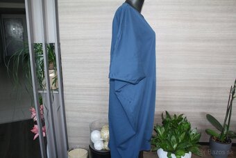 COS petrolejovo-modre saty - 5