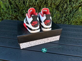 Nike Air Jordan 4 Retro Fire Red Tenisky - 5