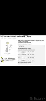 NOX senzor pred dpf škoda octavia 3, karoq, superb 3 - 5