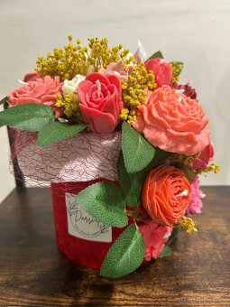 Sviečky a sviečkove kytice, darčekové balenia - 5