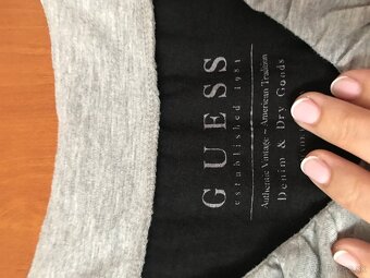 GUESS originál black damske saty L - 5