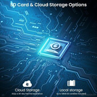 Vonkajšia bezdrôtová WiFi kamera Galayou R2 Pro - 5