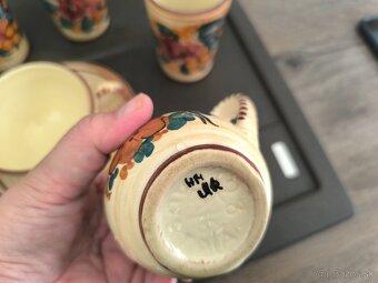 Keramické šálky a mliečnik - 5