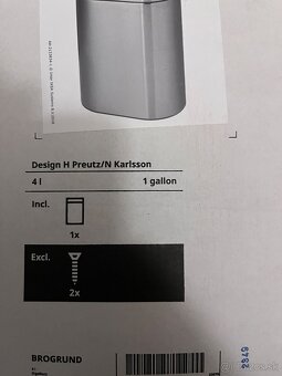 Nerezový kôš + WC kefa IKEA - 5