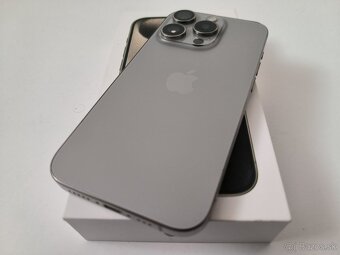 apple iphone 15 PRO 256gb Natural Titanium / Batéria 89% - 5