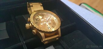 Nixon Zlaté hodinky aj strieborne veľká nad 5cm priemer - 5