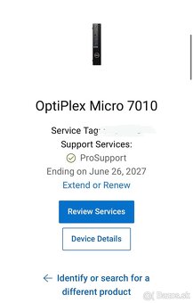 Predám Mini pc Dell Optiplex 7010 MFF záruka - 5