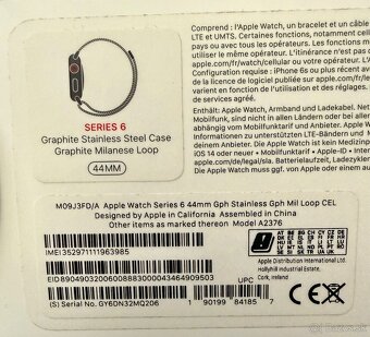 Apple Watch Series 6 44mm Graphite Stainless Steel case - 5
