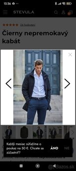 Nový pánsky nepremokavý kabát TEE JAYS -veľ. S - 5