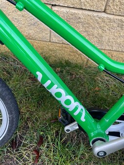 Woom 3 detský bicykel v zelenej farbe - 5