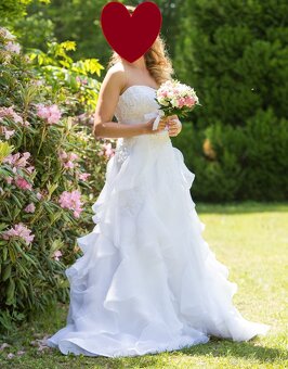 Svadobné šaty 36-40 - 5