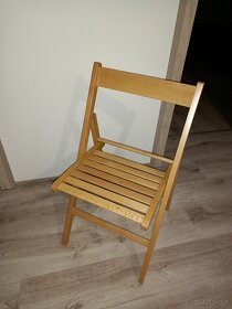 Stoličky drevené skladacie - 5