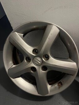 Predám alu disky zo Suzuki sx4 r16 5x114 - 5