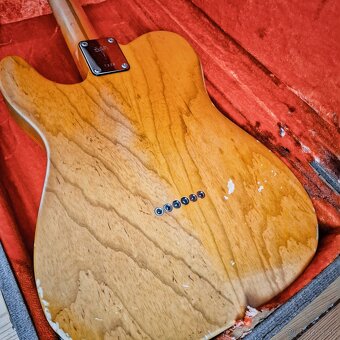 Predám krásny ojedinelý VanZandt Telecaster TLV-R2 - 5
