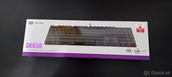Klávesnica Cooler Master SK650 (nová) - 5