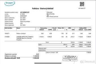 Projektor laserový Dangbei - 5