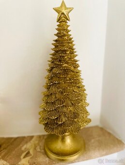 vianoce - sada mix doplnky zlate - 5