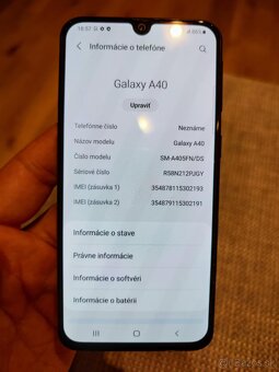 Samsung Galaxy A40 64GB Modry - 5
