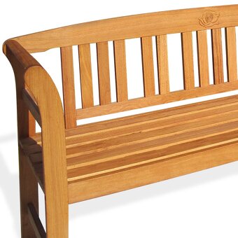 Záhradná lavička z dreva150 cm Eukalyptus - 5