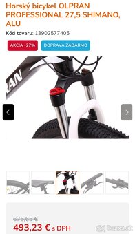 Horský bicykel OLPRAN PROFESSIONAL 27,5 SHIMANO, ALU - 5