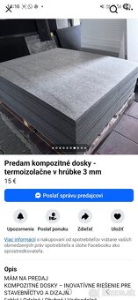 Predam kvalitne nove termoizolačne dosky - 5