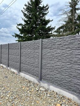 Slovenské betónové ploty aj s montážou len 83€/BM- Prešov - 5
